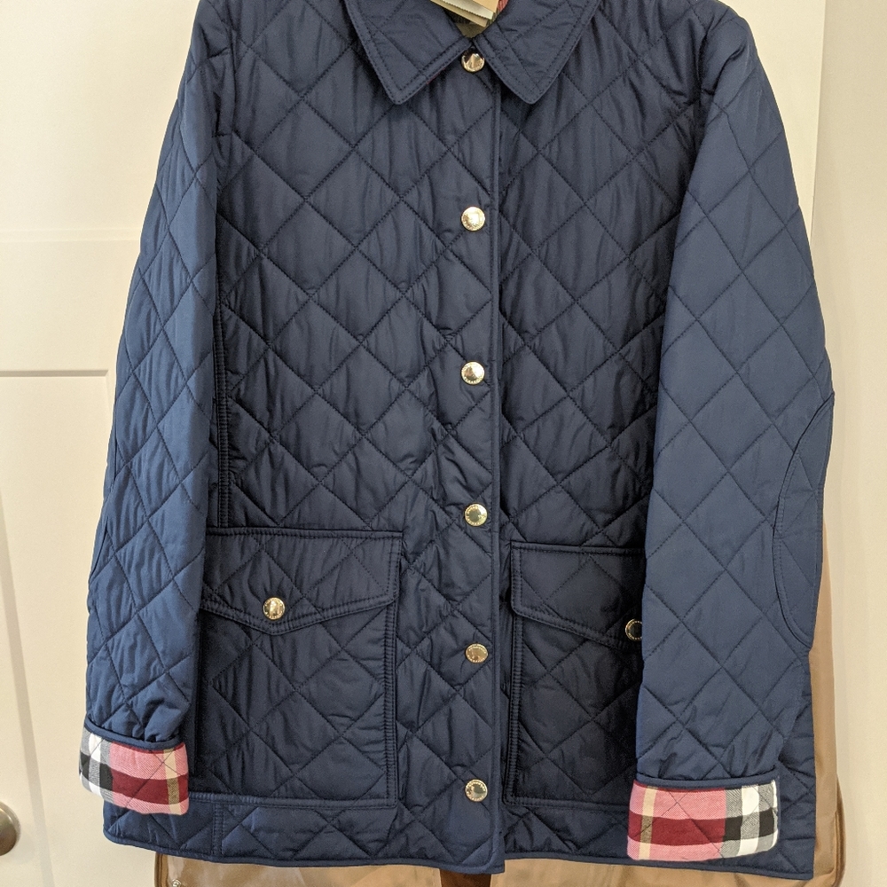 Burberry Westbridge Quilted Jacket Navy - Picture 8 of 8